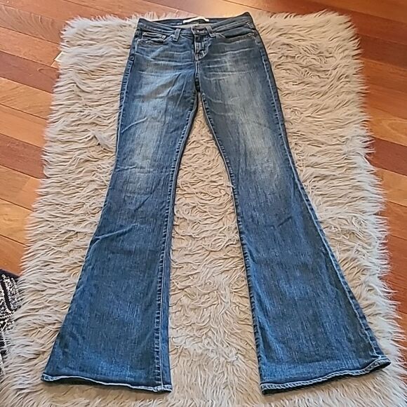 Big Star Denim - Big star womens cotton stretch flare blue jeans size 25